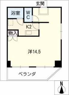 キャッスル一社【5階】の間取り
