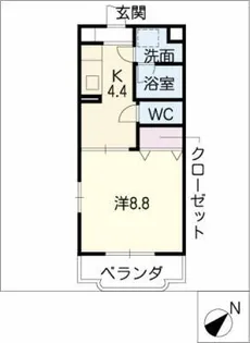 ラ・フォレ・ノアール【3階】の間取り