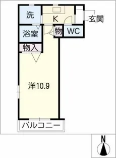 クーゲル多賀城【2階】の間取り