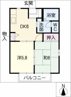 エスポアールサカイ【2階】の間取り