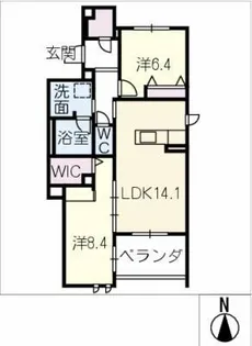 キルン【2階】の間取り