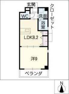 ウィンドウズⅥ【2階】の間取り