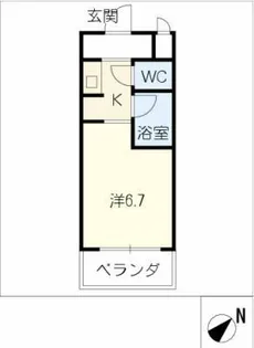 ララハート【3階】の間取り