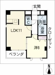 RUSSURE川名【2階】の間取り