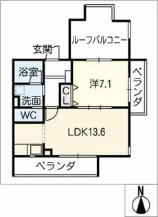 calm dos【3階】の間取り