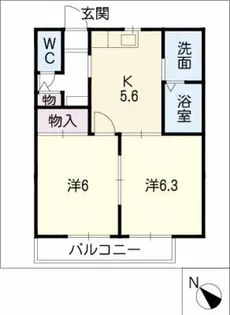 AngelGrace【1階】の間取り