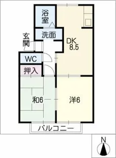 Sejour Nikou【2階】の間取り