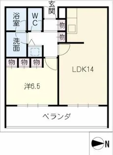 NESPALD西里【3階】の間取り