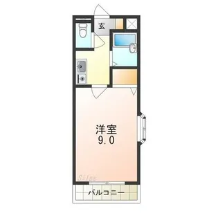 リトゥール中百舌鳥【4階】の間取り