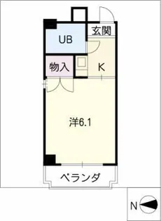 ピアハウス外山【1階】の間取り