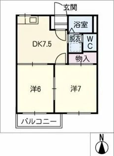 アーバンス十王【2階】の間取り