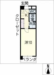 アステール笠寺【4階】の間取り