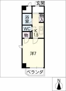 エクセルフジタ【4階】の間取り