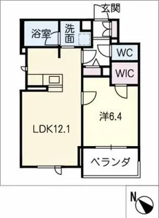 MOANA GRAND RESIDENCE【4階】の間取り