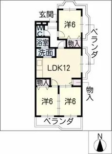 ポニーヒル長久手 A棟【3階】の間取り