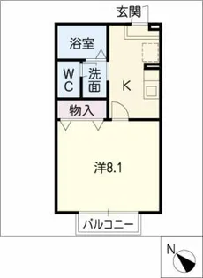 エトワール新瑞【2階】の間取り