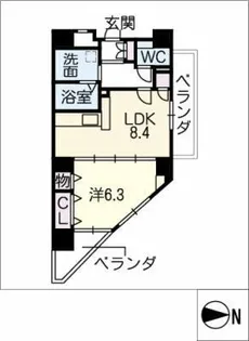 AMAZING ZONE【4階】の間取り