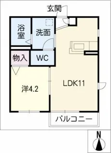 メゾン小浜【2階】の間取り