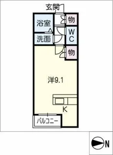 レオネクストRIN【101号室】の間取り