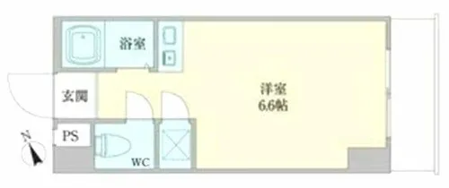 Vita六番町【6階】の間取り