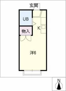 ドマーニ伊藤【1階】の間取り