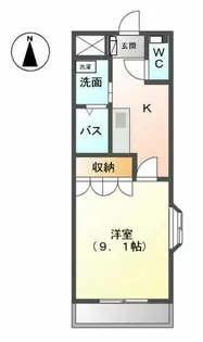 M78プラネット【2階】の間取り