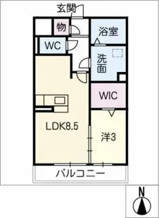 マイ・プラザⅧ【1階】の間取り