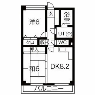 エルドラード【2階】の間取り