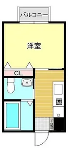 メゾン・ルベール A棟【1階】の間取り