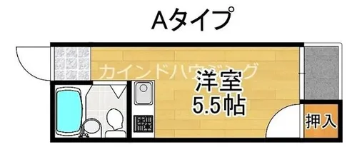 カルム加賀屋【3階】の間取り