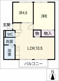 パナホーム吉良【2階】の間取り