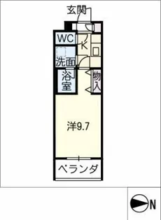 レジデンスルピナス【1階】の間取り