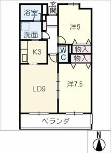 B-FLAT SOUTH【3階】の間取り