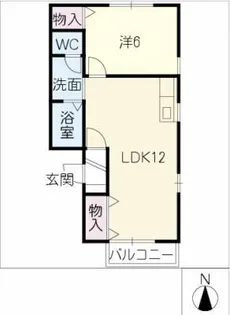 シャルマンヨコイⅡ【1階】の間取り