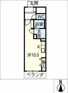 プランドールヤマト【3階】の間取り