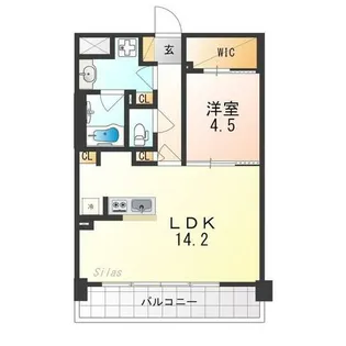 ブランシエスタ山科大塚【5階】の間取り