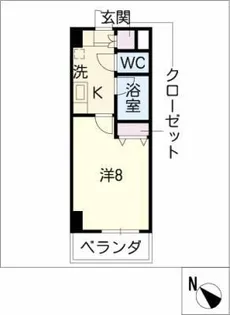 アペゼマルハチ【6階】の間取り