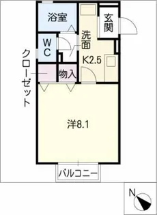 フェニックス24【1階】の間取り