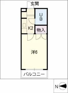 エレガンスSAWADA【1階】の間取り