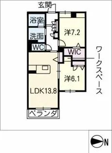 グレイスガーデン【3階】の間取り