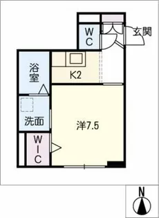 アミコートノリタケ【1階】の間取り
