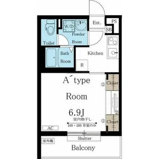 リブリ・自由ヶ丘コート【3階】の間取り