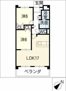 パークサイド【3階】の間取り