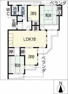 メゾン見附【2階】の間取り