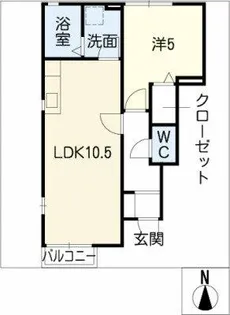エステート和合 A【1階】の間取り