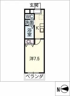 A-City中川法華【5階】の間取り