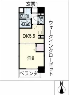 オーラックスホンゴウ【2階】の間取り