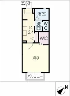 リバーフロント蔵子【2階】の間取り