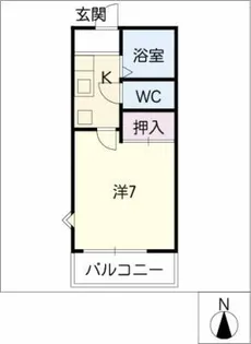 プチハウス【2階】の間取り