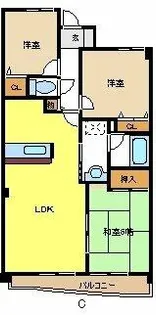 グランドメゾン徳重【1階】の間取り